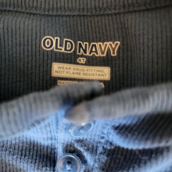 Old Navy Blue & Green Long Sleeve/Pants - Size 4T, Two Sets! - Picture 2 of 6